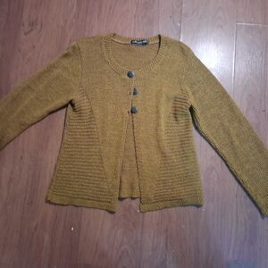 Mustard Knit Cardigan